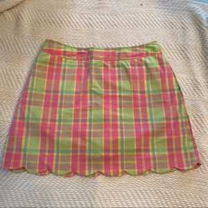 Lilly Pulitzer plaid skort! So summery ✨